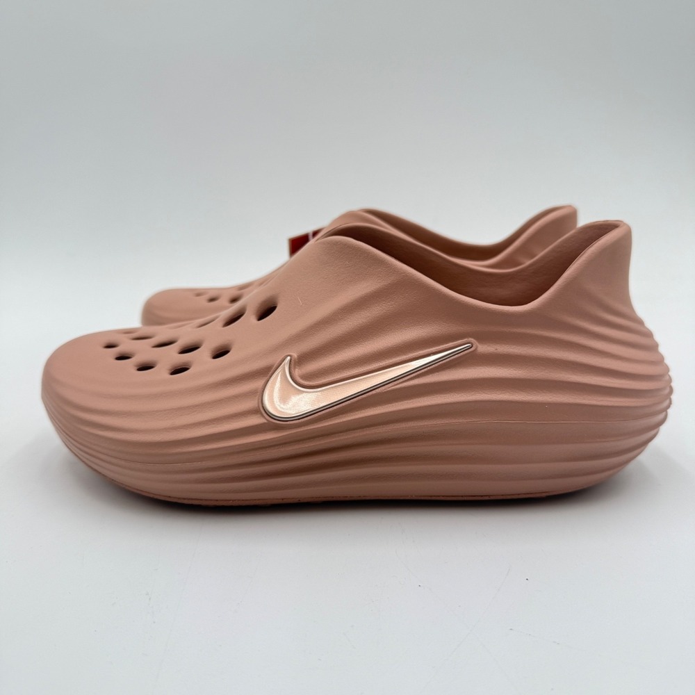 Nike Size 7Y ReactX Rejuven8 'Rose Gold' (GS) Foam Shoes IF1746-602